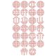 Circle Scallop Monogram Applique  Machine Embroidery Designs By JuJu