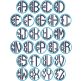 Circular Stacked Monogram | Machine Embroidery Designs by JuJu
