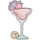 Cocktail Hour Sketch Machine Embroidery Designs by JuJu