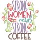 Coffee Date Word Art 1 | Machine Embroidery Designs by JuJu