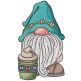 Coffee Gnome Latte | Machine Embroidery Designs by JuJu