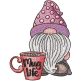 Coffee Gnome Mug Life | Machine Embroidery Designs by JuJu