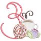 Coffee Lovers Numbers | Machine Embroidery Designs by JuJu