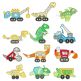 Constructasaurus Applique Machine Embroidery Designs By JuJu