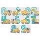 Construction Applique Numbers Machine Embroidery Designs by JuJu 