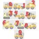 Construction Zone Numbers | Machine Embroidery Designs by JuJu