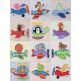 Airplane Critters Applique and Stipple Quilt Blocks Machine Embroidery Designs by JuJu
