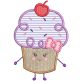 Cupcake Cuties Machine Embroidery Designs by JuJu