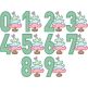 Curly Tree Numbers | Machine Embroidery Designs by JuJu