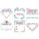 Customizable Quilt Labels 1 Digital Embroidery Designs by JuJu