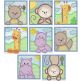 Cute Animal Squares 1 Digital Embroidery Designs by JuJu