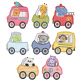 Cute Chunky Animals Cars Machine Embroidery Designs by JuJu