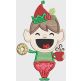 Cute Christmas Elves Digital Embroidery Designs by JuJu