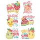 Cute Fruit Machine Embroidery Designs By JuJu
