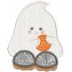 Cute Ghosts Applique Machine Embroidery Designs By JuJu