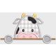 Cute Peeker Animals 2 Applique Machine Embroidery Designs by JuJu 