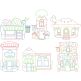 Cute Shops 2 Machine Embroidery Designs by JuJu