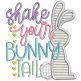 Cutesy Easter Word Art | Machine Embroidery Designs by JuJu