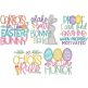 Cutesy Easter Word Art | Machine Embroidery Designs by JuJu