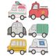 Cute Town Vehicles Applique Machine Embroidery Designs by JuJu 