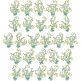 Daisy Bloom Monogram | Machine Embroidery Designs by JuJu