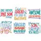Daughter Son Word Art | Machine Embroidery Designs by JuJu