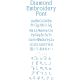 Diamond Embroidery Font | Machine Embroidery Designs by JuJu