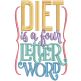 Diet Word Art