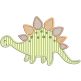 Dinosaur Applique 1 | Machine Embroidery Designs by JuJu