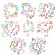 Doodle Hearts Filled Stitch Machine Embroidery Designs By JuJu