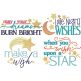 Dreams And Wishes Word Art | Machine Embroidery Designs by JuJu