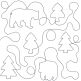 Bears and Trees End-to-End Quilting | Machine Embroidery Designs by JuJu