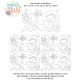Cabin Trees Woods End-to-End Quilting Design | Machine Embroidery Designs by JuJu