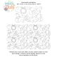 Christmas Tree Candy Cane Wreath and Bell End-to-End Quilting Design | Machine Embroidery Designs by JuJu