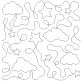 Clouds And Stars End-to-End Quilting Design | Machine Embroidery Designs by JuJu