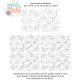 Daisy Chain Simple Leaves End-to-End Quilting Design | Machine Embroidery Designs by JuJu