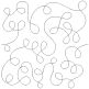 Dizzy Loops End-to-End Quilting Design | Machine Embroidery Designs by JuJu