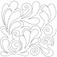 Feathers 8 End-to-End Quilting | Machine Embroidery Designs by JuJu