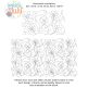 Flowers With Stems End-to-End Quilting Design | Machine Embroidery Designs by JuJu