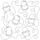 Gingerbread End-to-End Quilting Design | Machine Embroidery Designs by JuJu