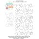 Hearts And Paw Prints End-to-End Quilting Design | Machine Embroidery Designs by JuJu