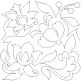 Jacobean Floral 4 End-to-End Quilting | Machine Embroidery Designs by JuJu