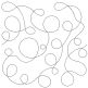 Loopy Stipple End-to-End Quilting | Machine Embroidery Designs by JuJu
