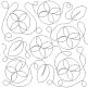 Orange Peel End-to-End Quilting Design | Machine Embroidery Designs by JuJu