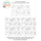 Palm Trees End-to-End Quilting Design | Machine Embroidery Designs by JuJu