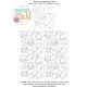 Puppy Faces Bones End to End Quilting Design | Machine Embroidery Designs by JuJu