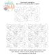 Puppy Faces Bones End to End Quilting Design | Machine Embroidery Designs by JuJu