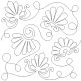 Scalloped Fans End-to-End Quilting Design | Machine Embroidery Designs by JuJu