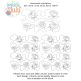 Simple Rose End-to-End Quilting | Machine Embroidery Designs by JuJu