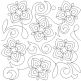 Solitaire End-to-End Quilting Design | Machine Embroidery Designs by JuJu
